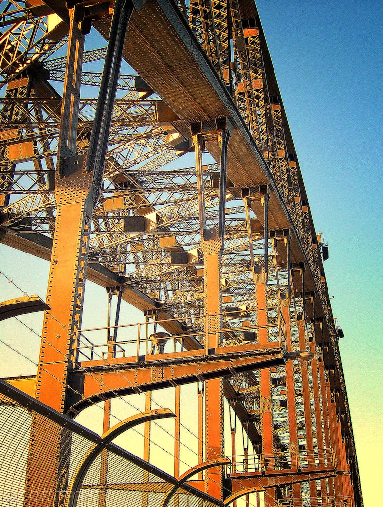 0329 Sydney Harbour Bridge - The open vista provides an unforgettable experience, and the scope of the view is spectacular.
FROM:  Official Bridge Website
IMAGE...