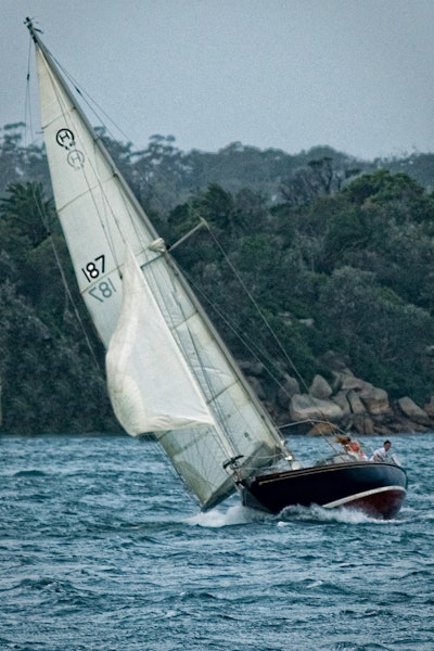 0473  INDIGO  Sail No: 187 - IMAGE BY:  Hazel Hogarth
TAKEN:   October 2008